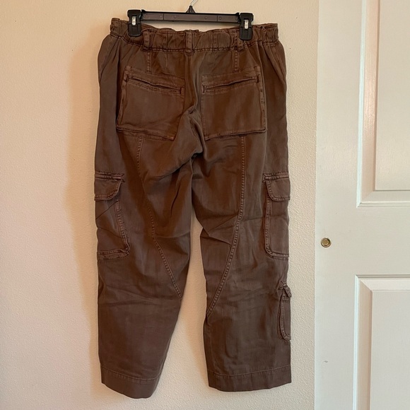 Free People Tahiti Cargo Pants | S | Chocolate Love - Picture 4 of 5